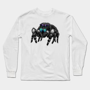 Daring Jumping Spider Phidippus Audax Long Sleeve T-Shirt